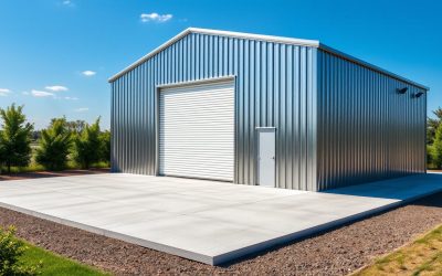 Secure Your Space With a 20 x 30 Metal Building With Concrete