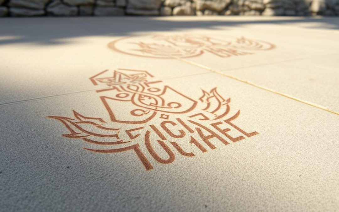 concrete engraving services